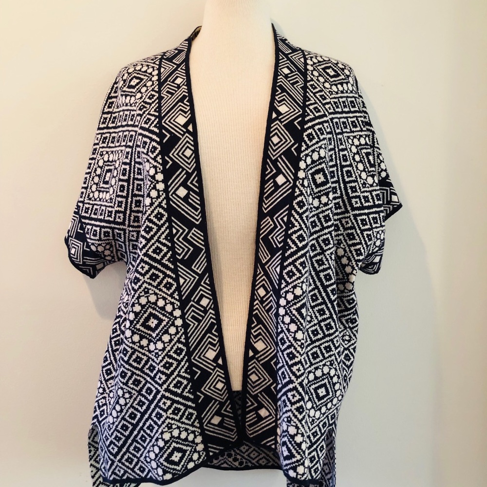 Lucky Brand Sweater Topper Tribal boho Size large